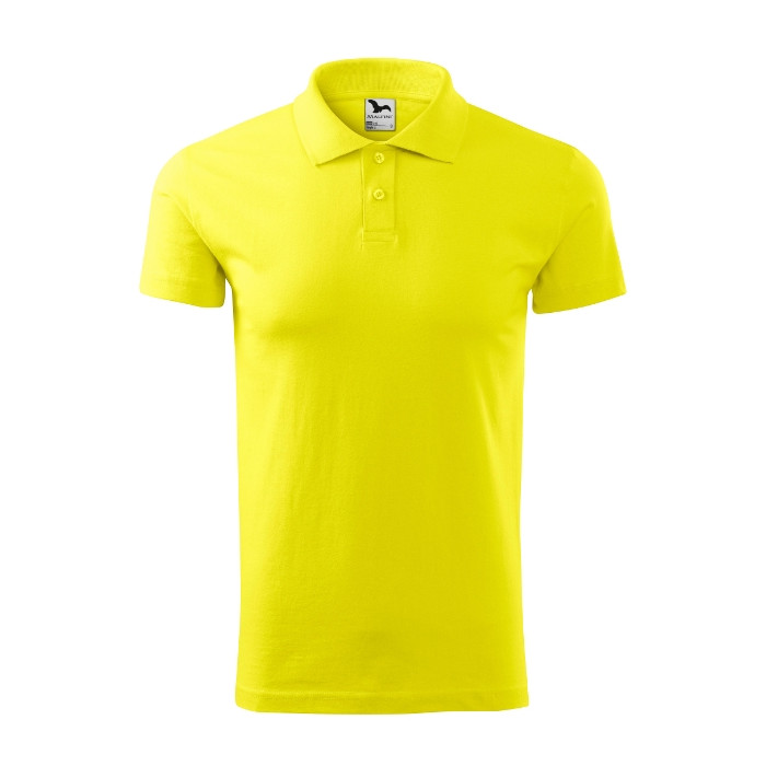 Polo homme Single J. 202 - jaune citron