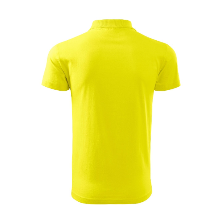Polo homme Single J. 202 - jaune citron