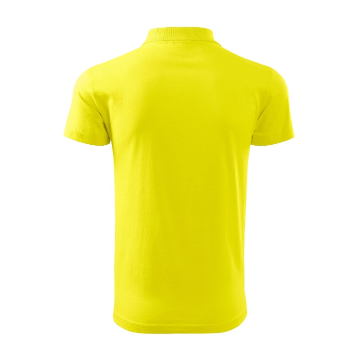 Polo homme Single J. 202 - jaune citron