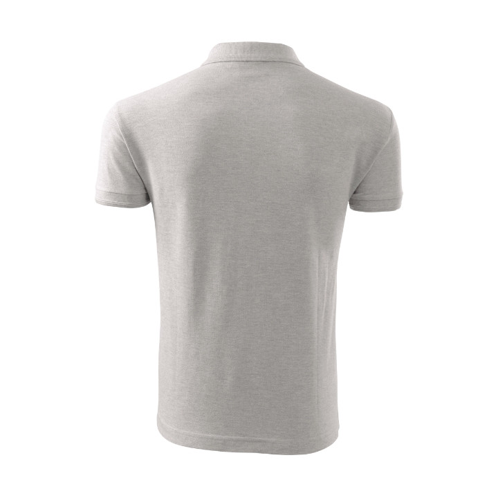 Polo homme Pique Polo 203 - gris chiné clair
