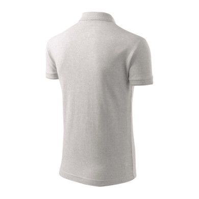Polo homme Pique Polo 203 - gris chiné clair