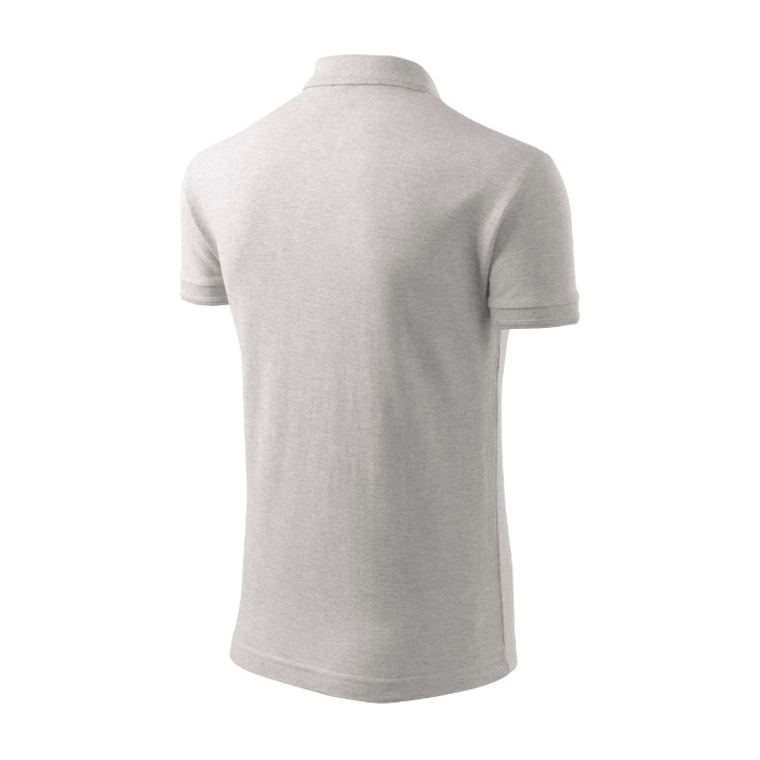 Polo homme Pique Polo 203 - gris chiné clair