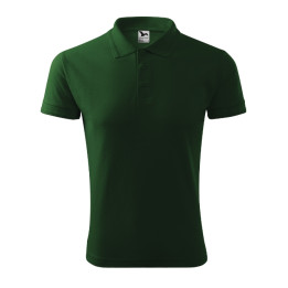 Polo homme Pique Polo 203 - vert bouteille