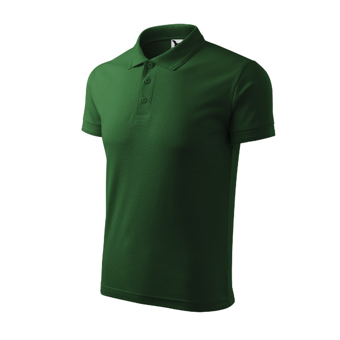 Polo homme Pique Polo 203 - vert bouteille
