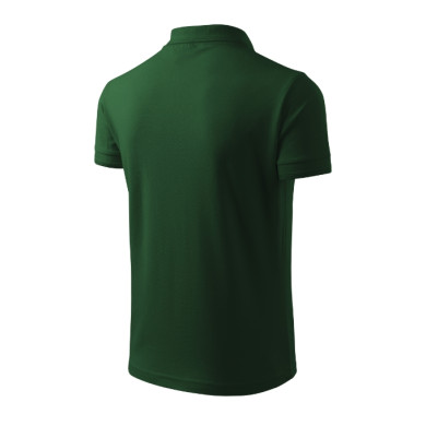Polo homme Pique Polo 203 - vert bouteille