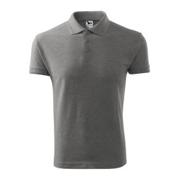 Polo homme Pique Polo 203 - gris chiné foncé
