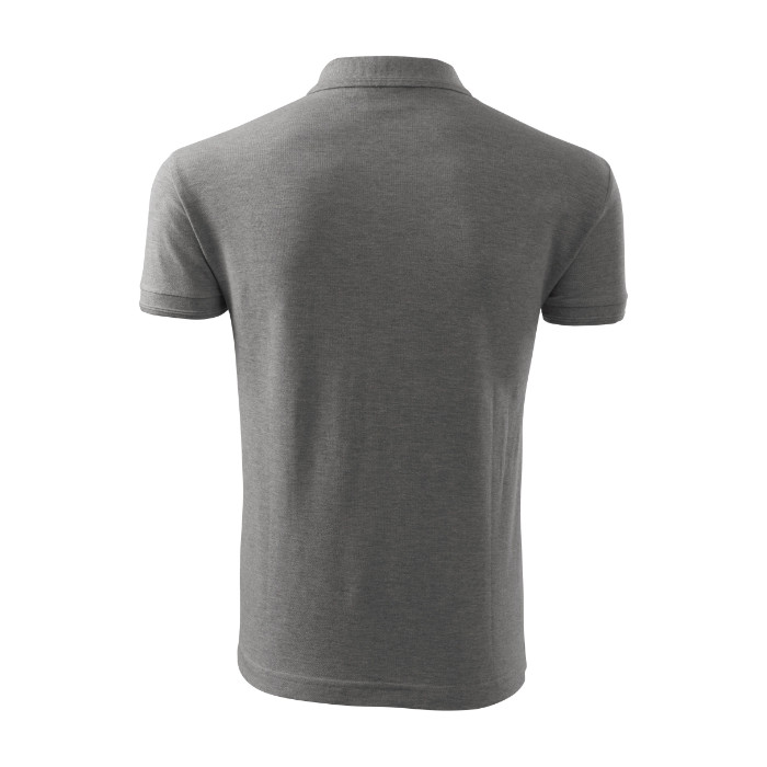 Polo homme Pique Polo 203 - gris chiné foncé