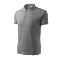 Polo homme Pique Polo 203 - gris chiné foncé