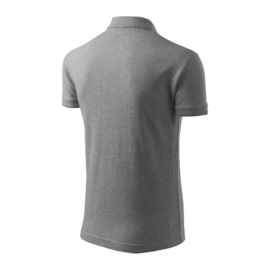 Polo homme Pique Polo 203 - gris chiné foncé