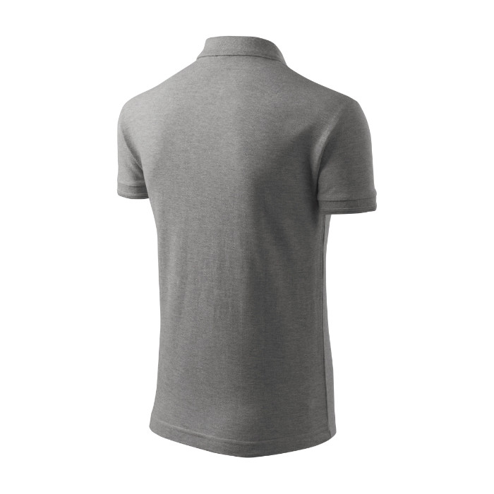 Polo homme Pique Polo 203 - gris chiné foncé