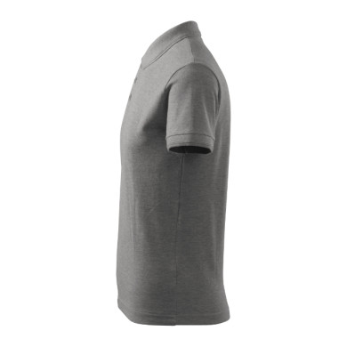 Polo homme Pique Polo 203 - gris chiné foncé