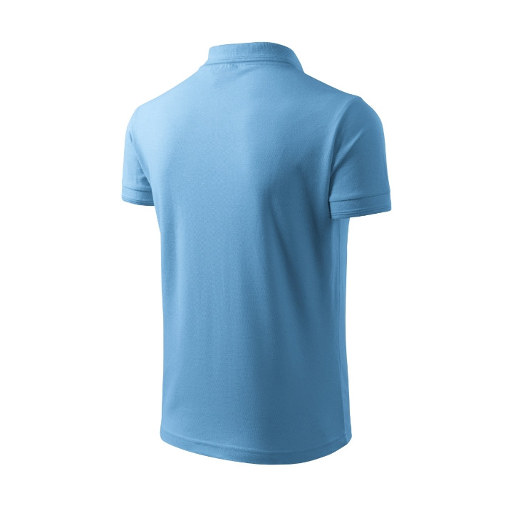Polo homme Pique Polo 203 - bleu azur