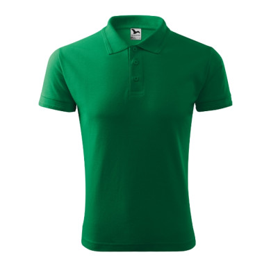 Polo homme Pique Polo 203 - vert moyen
