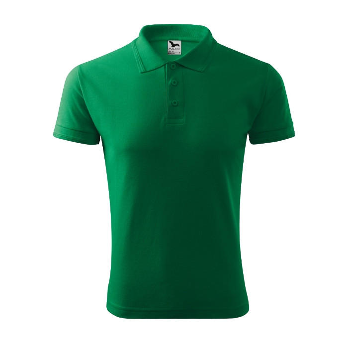 Polo homme Pique Polo 203 - vert moyen