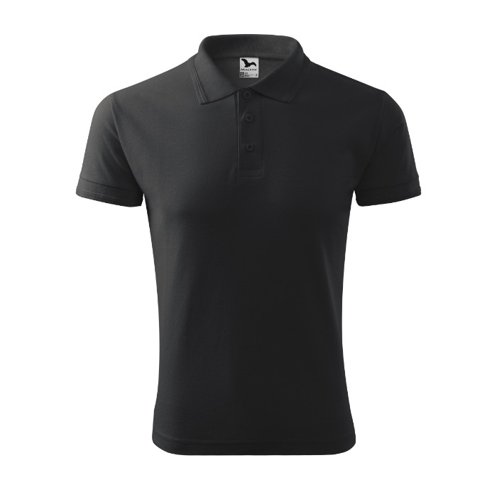 Polo homme Pique Polo 203 - mélange anthracite