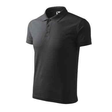 Polo homme Pique Polo 203 - mélange anthracite