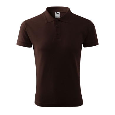 Polo homme Pique Polo 203 - café