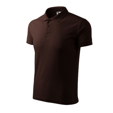 Polo homme Pique Polo 203 - café