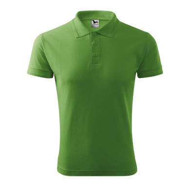 Polo homme Pique Polo 203 - vert herbe