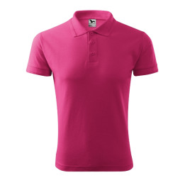 Polo homme Pique Polo 203 - magenta