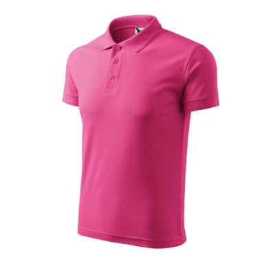 Polo homme Pique Polo 203 - magenta