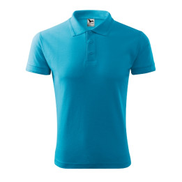Polo homme Pique Polo 203 - turquoise