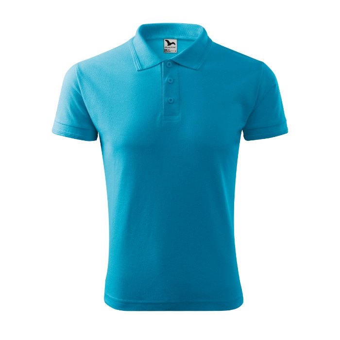 Polo homme Pique Polo 203 - turquoise