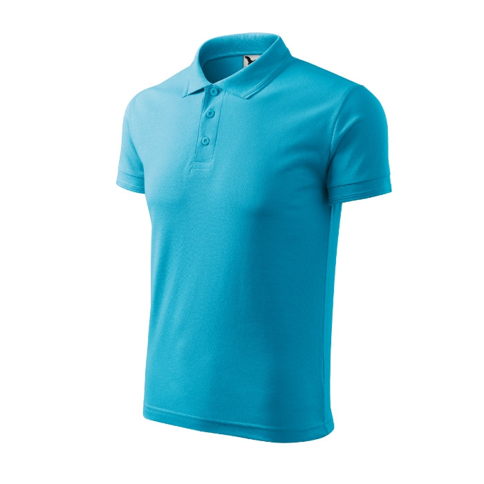 Polo homme Pique Polo 203 - turquoise