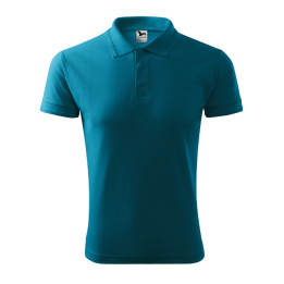 Polo homme Pique Polo 203 - turquoise foncé