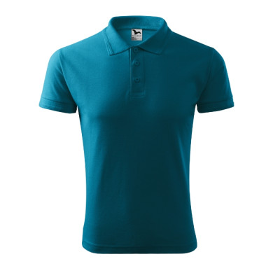 Polo homme Pique Polo 203 - turquoise foncé