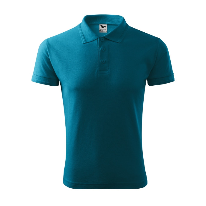 Polo homme Pique Polo 203 - turquoise foncé