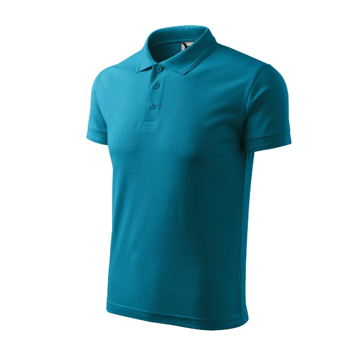 Polo homme Pique Polo 203 - turquoise foncé
