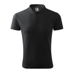Polo homme Pique Polo 203 - ebony gray