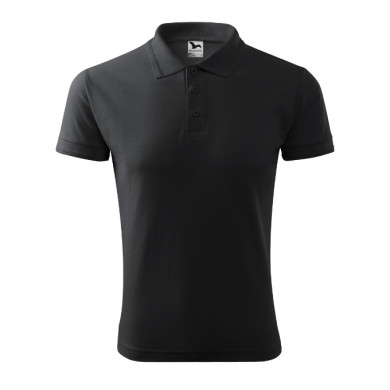 Polo homme Pique Polo 203 - ebony gray