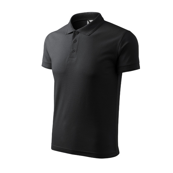 Polo homme Pique Polo 203 - ebony gray