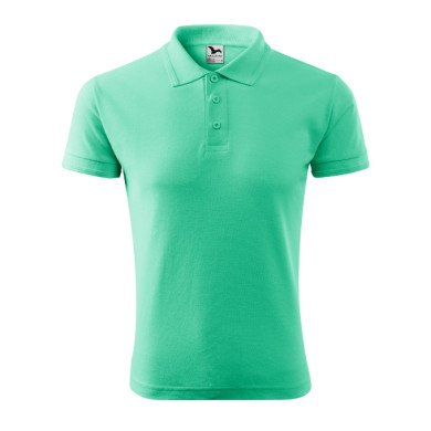 Polo homme Pique Polo 203 - vert menthe
