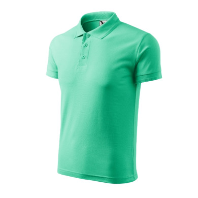 Polo homme Pique Polo 203 - vert menthe