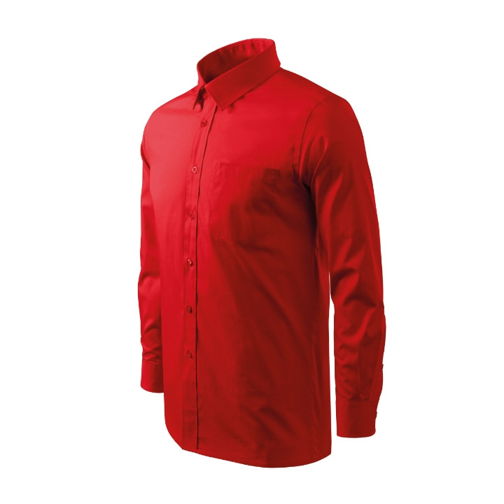 Chemise homme Style LS 209 - rouge