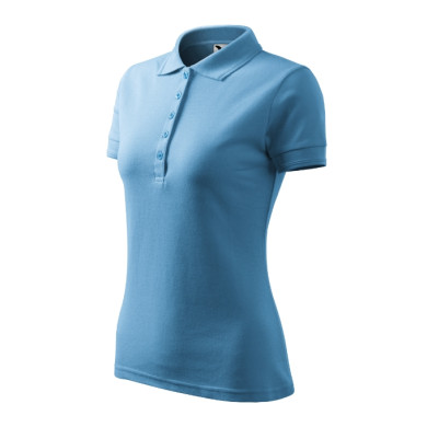 Polo femme Pique Polo 210 - bleu azur