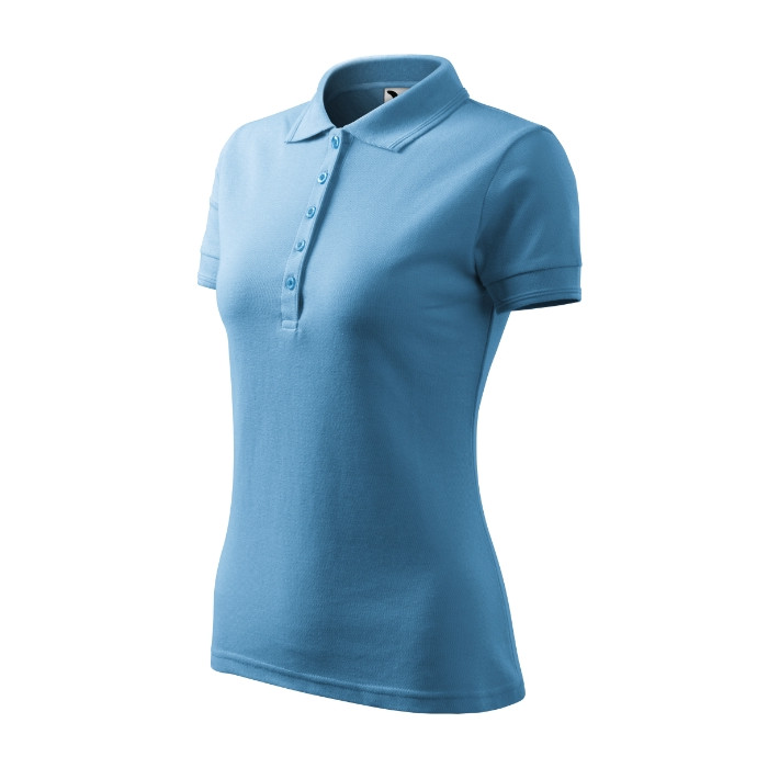 Polo femme Pique Polo 210 - bleu azur