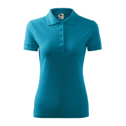 Polo femme Pique Polo 210 - turquoise foncé