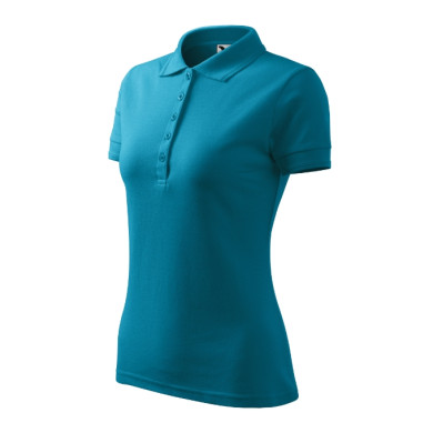 Polo femme Pique Polo 210 - turquoise foncé