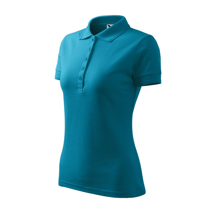 Polo femme Pique Polo 210 - turquoise foncé