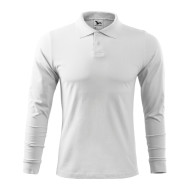 Polo homme Single J. LS 211 - blanc