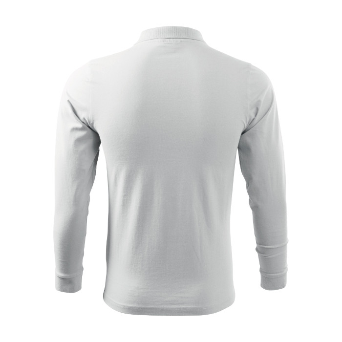 Polo homme Single J. LS 211 - blanc