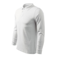 Polo homme Single J. LS 211 - blanc