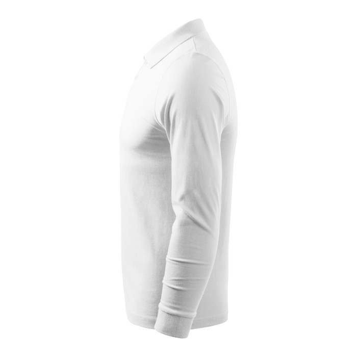 Polo homme Single J. LS 211 - blanc