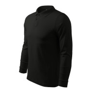 Polo homme Single J. LS 211 - noir