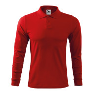 Polo homme Single J. LS 211 - rouge