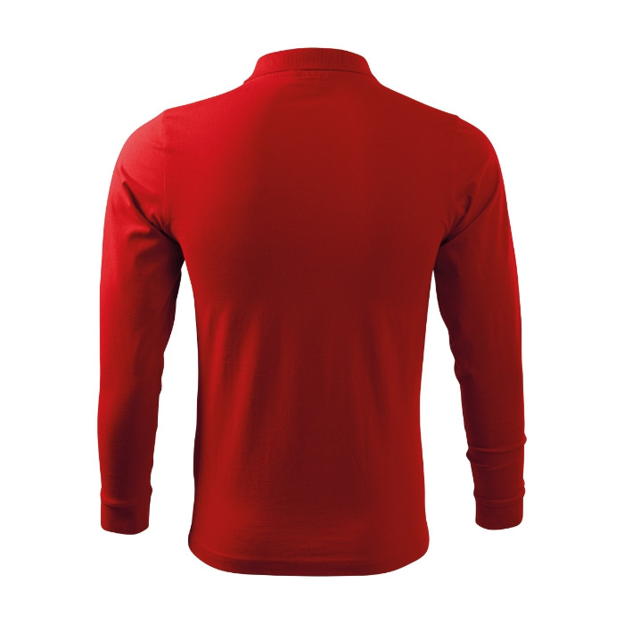 Polo homme Single J. LS 211 - rouge